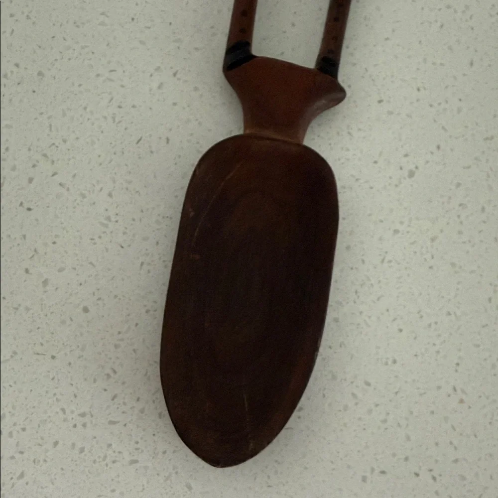 Artisan Giraffe Design Wooden Spoon